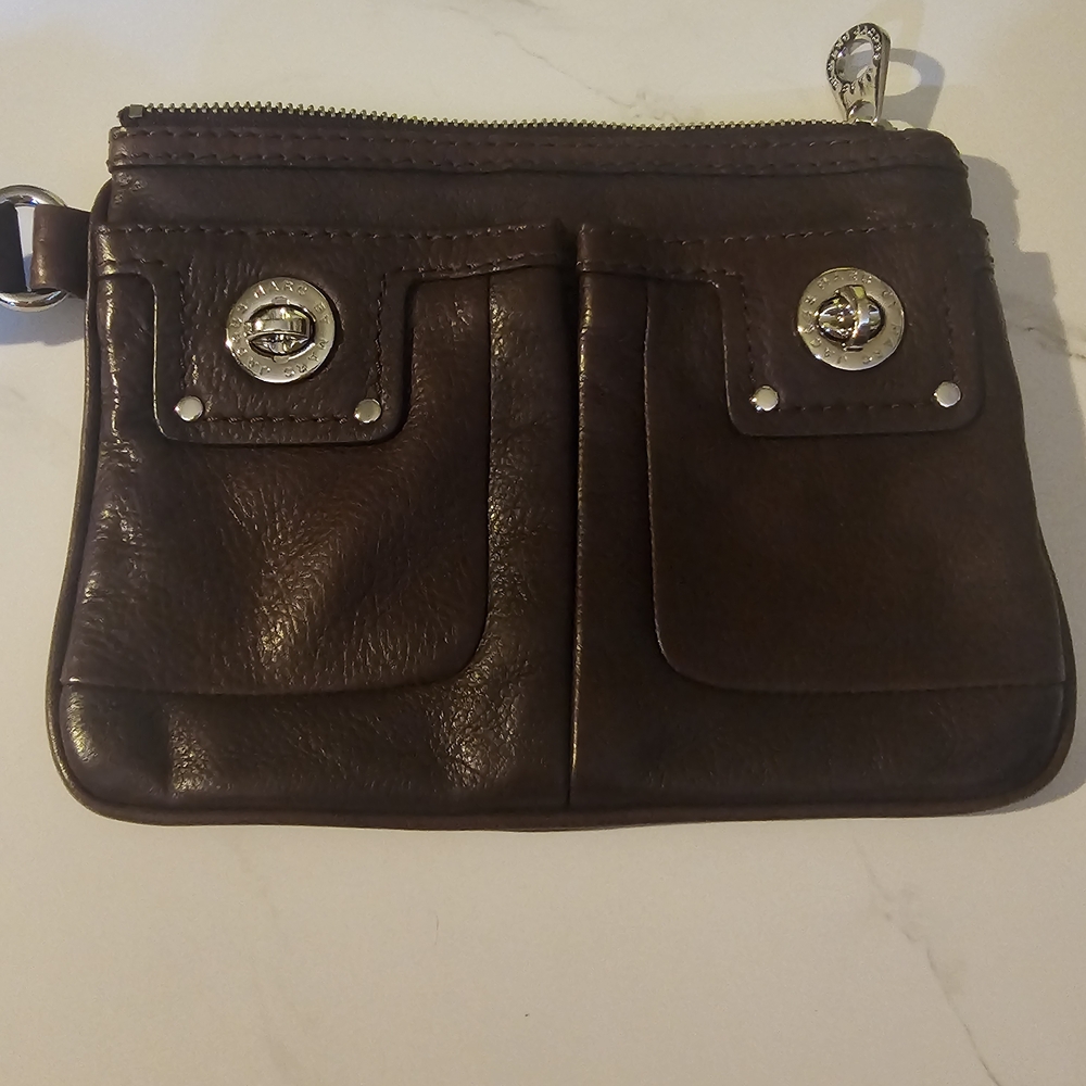 Marc By Marc Jacobs Purple and White And Black Interior Clutch